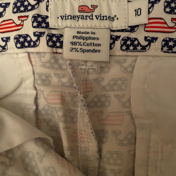 EUC Vineyard Vines Girls Whale Printed Shorts - Picture 9 of 9